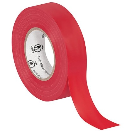 Bsc Preferred 3/4'' x 20 yds. Red Electrical Tape, 200PK BUY00012356